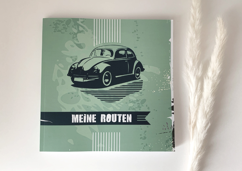 Das Routenbuch / Tourenbuch - im Retro-Style Das Routenbuch / Tourenbuch - im Retro-Style