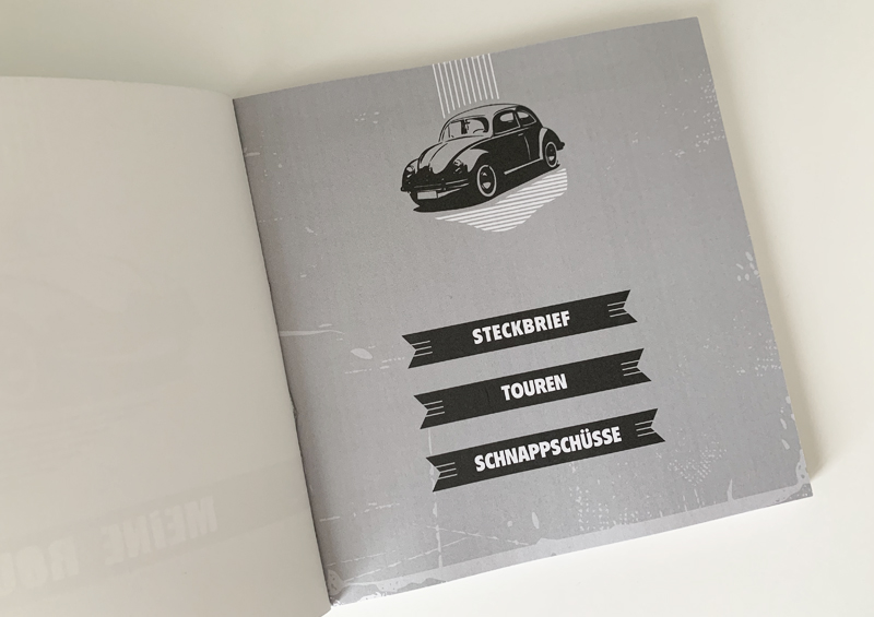 Das Routenbuch / Tourenbuch - im Retro-Style Das Routenbuch / Tourenbuch - im Retro-Style