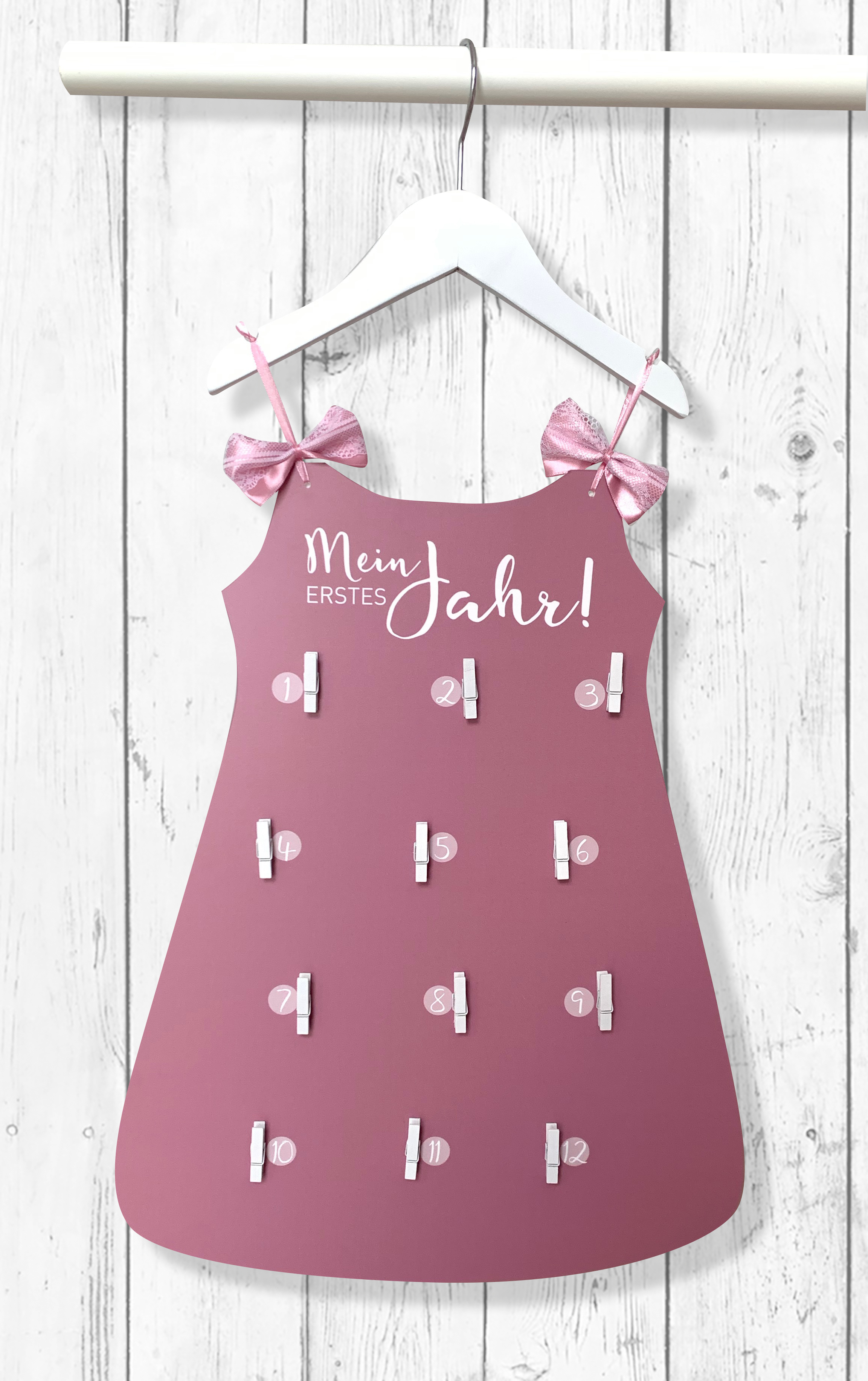 Bilderrahmen: Mein 1. Jahr - Kleid