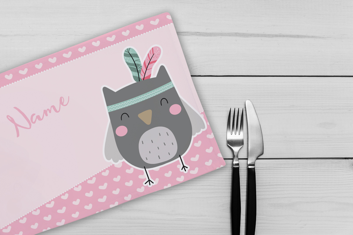 Tischset / Platzset "Livi" – Name individualisierbar