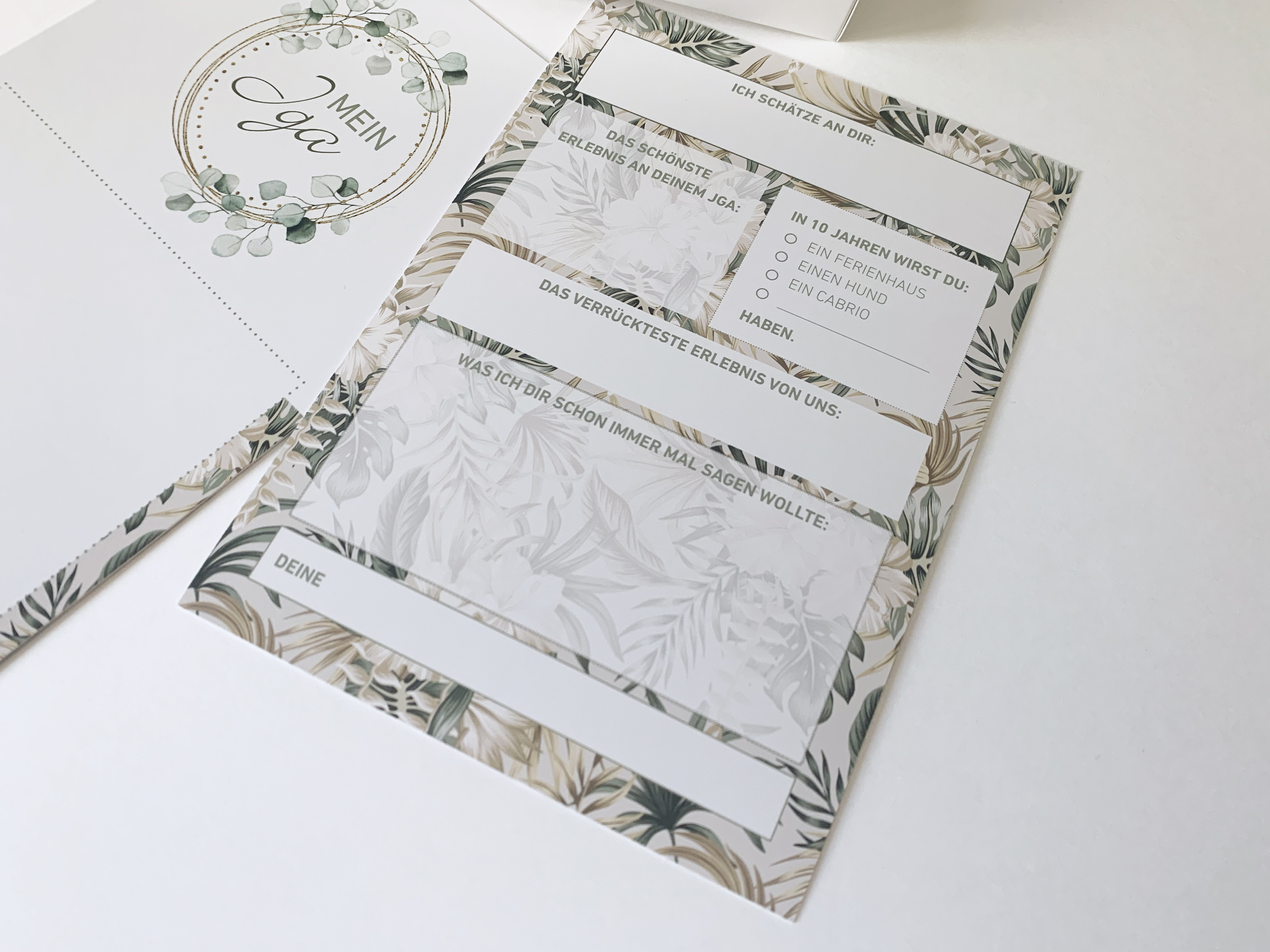 Junggesellinnenabschied (JGA) – Erinnerungsbox