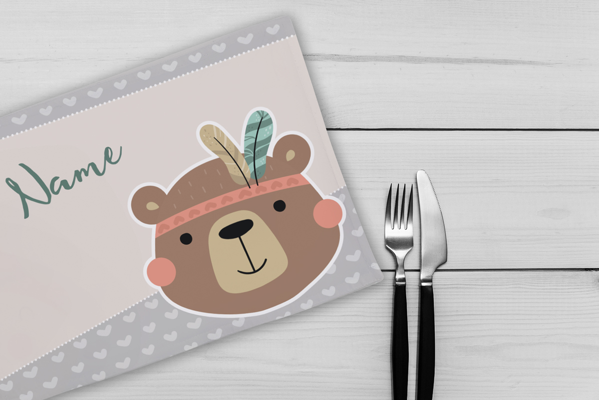 Tischset / Platzset "Capi" – Name individualisierbar 
