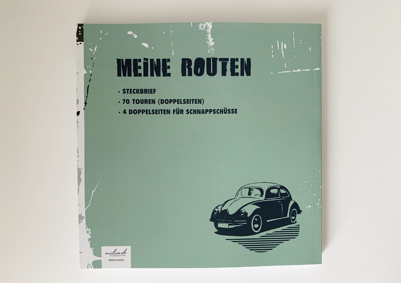 Das Routenbuch / Tourenbuch - im Retro-Style