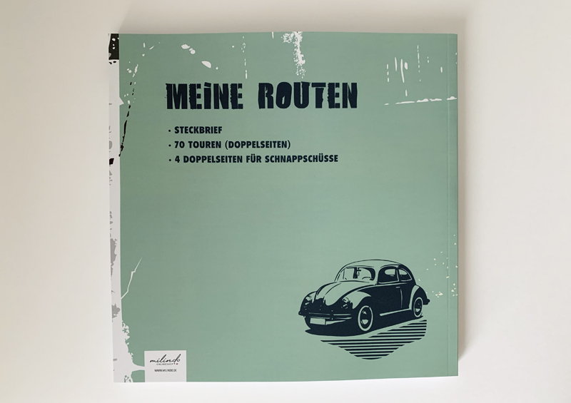 Das Routenbuch / Tourenbuch - im Retro-Style Das Routenbuch / Tourenbuch - im Retro-Style