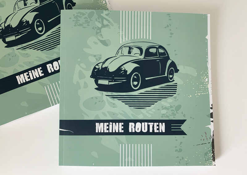 Das Routenbuch / Tourenbuch - im Retro-Style Das Routenbuch / Tourenbuch - im Retro-Style